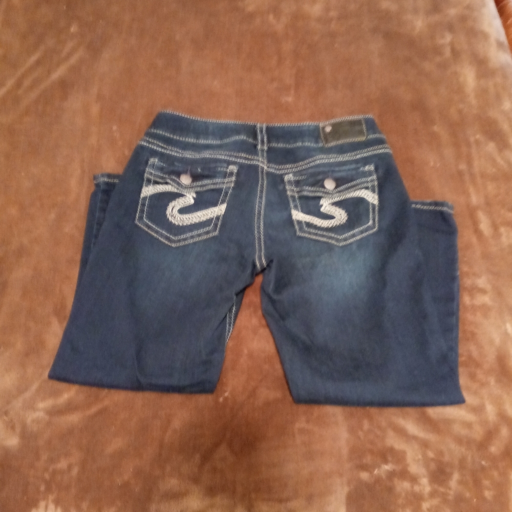 Silver Suki Capris - Picture 3 of 3